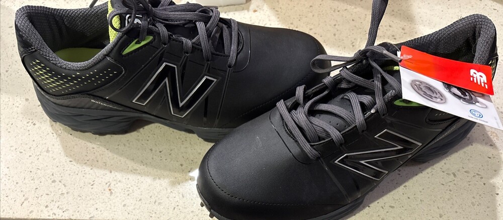 New Balance NBG 2004 Men's Waterproof Spiked Comfort Golf Shoes Sz 9 4E W/tags|E